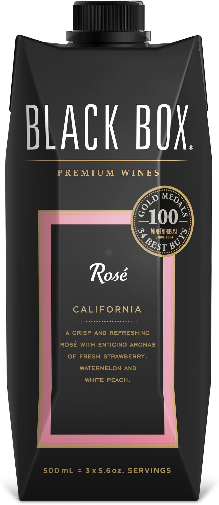 Black Box Rosé Wine Tetra, 750mL