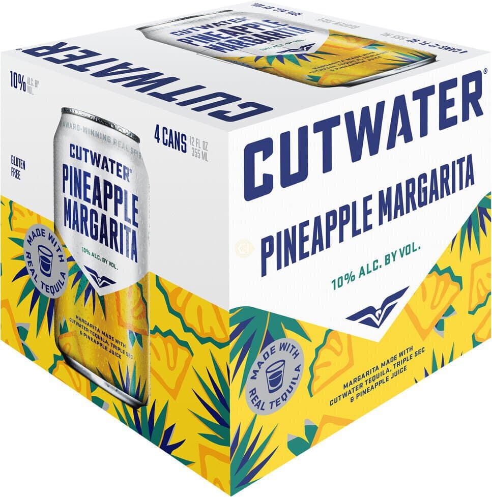 Cutwater Pineapple Margarita, 355mL