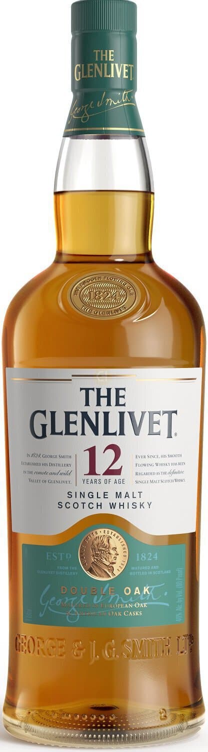 Glenlivet 12yr Single Malt Scotch, 1L