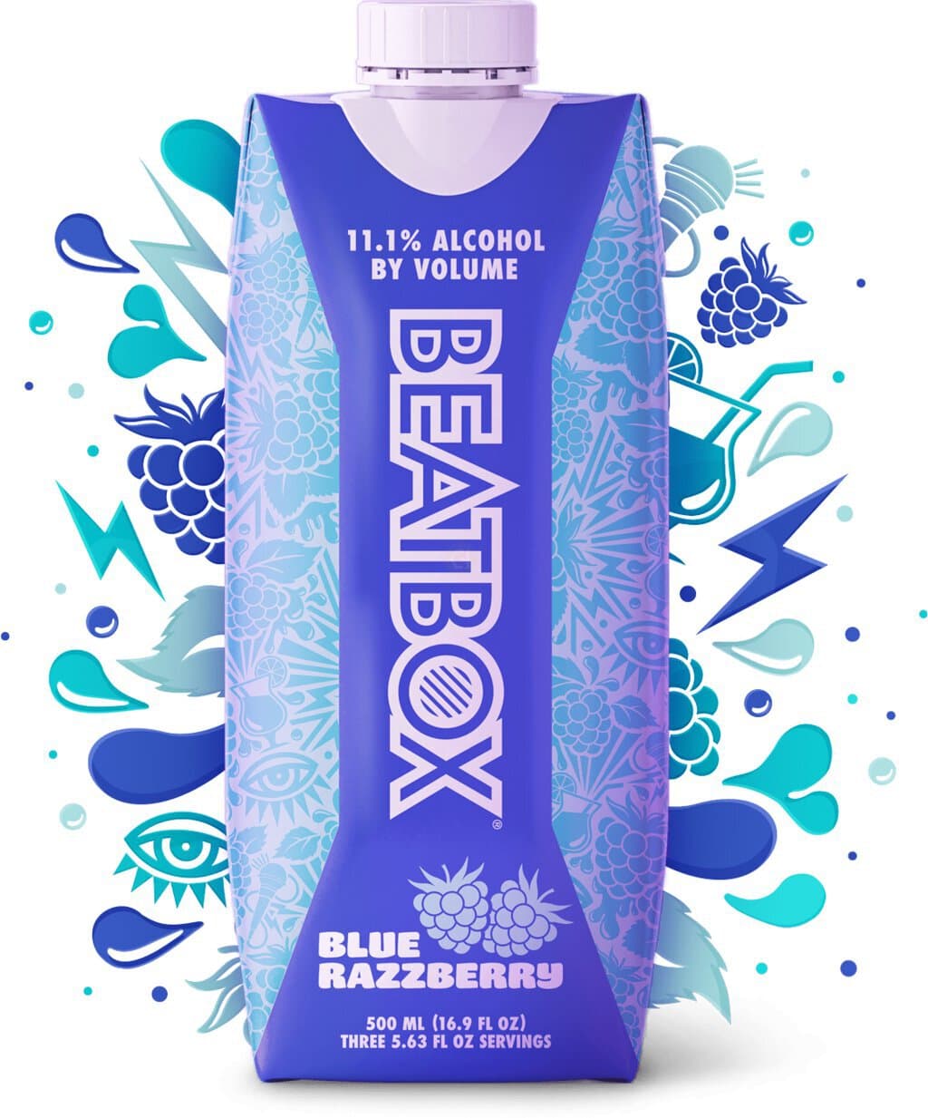 Beatbox Blue Raspberry, 500mL
