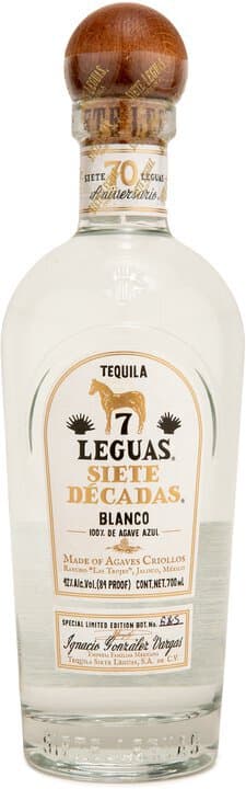 Siete Leguas Siete Decadas Blanco Criollo, 750mL