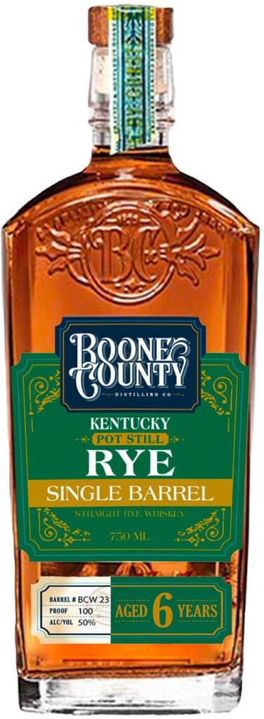 Boone County Pot Still Single Barrel Rye 6 Year