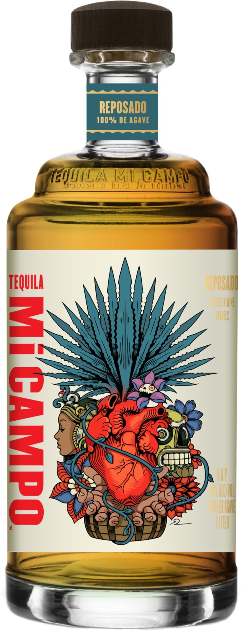 Mi Campo Reposado Tequila 1L, 1L