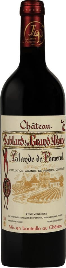 Chataeau Sablard De Grand Moine Lalande De Pomperol, 750mL