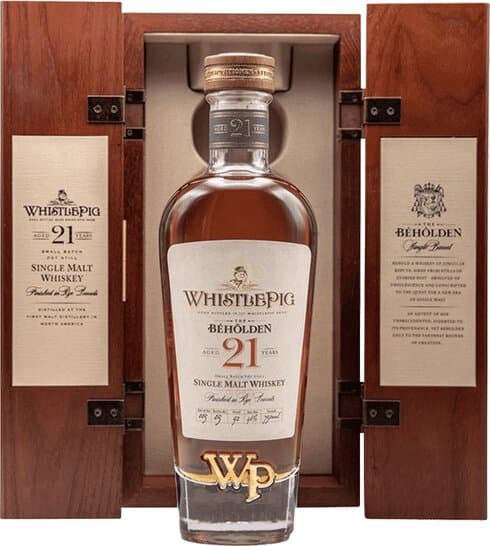 Whistlepig Beholden 21 Year, 750mL