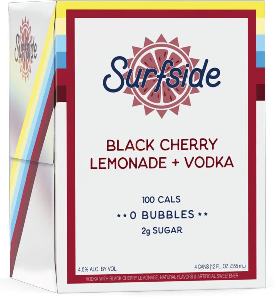 Surfside Black Cherry & Lemonade Vodka, 355mL