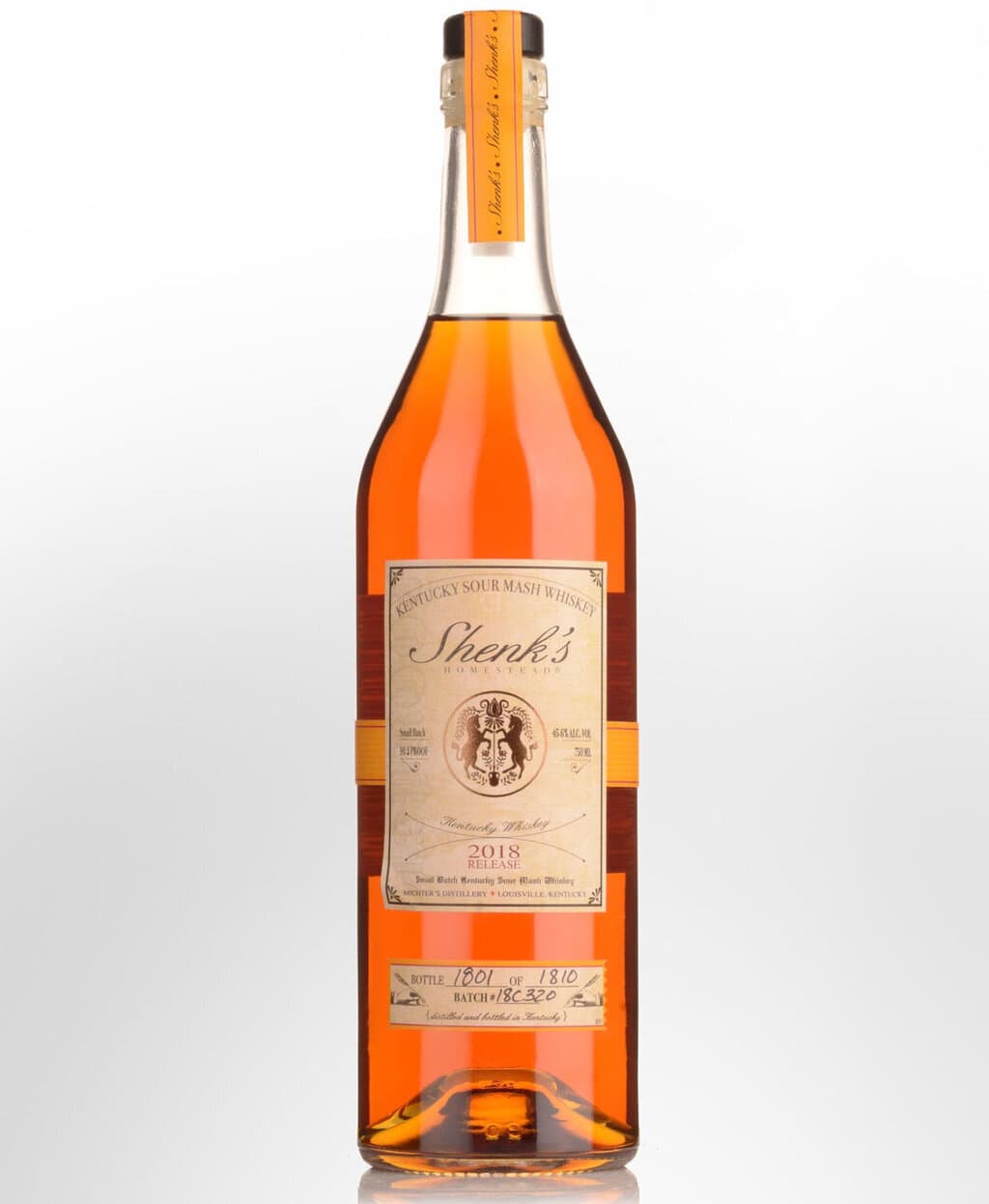 Shenk’s Homestead 2018 Kentucky Sour Mash Whiskey
