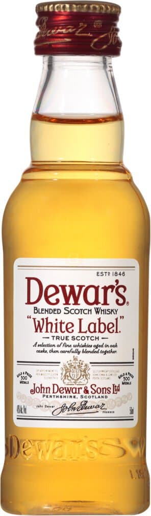 Dewar's White Label Blended Scotch Whisky, 50mL