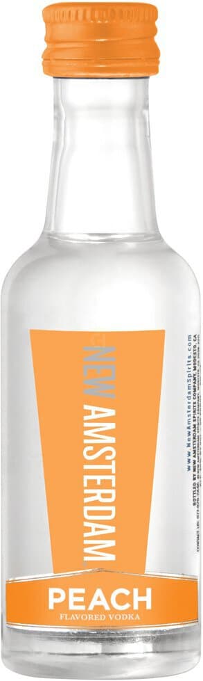 New Amsterdam Peach Flavored Vodka, 50mL