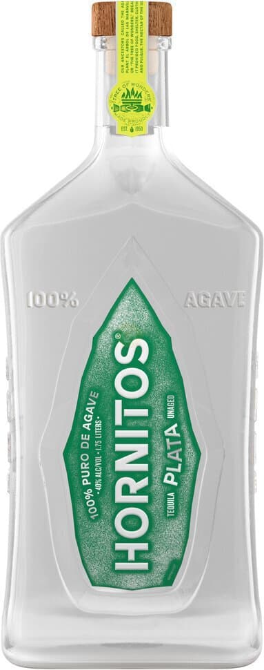 Hornitos Plata Tequila, 1.75L