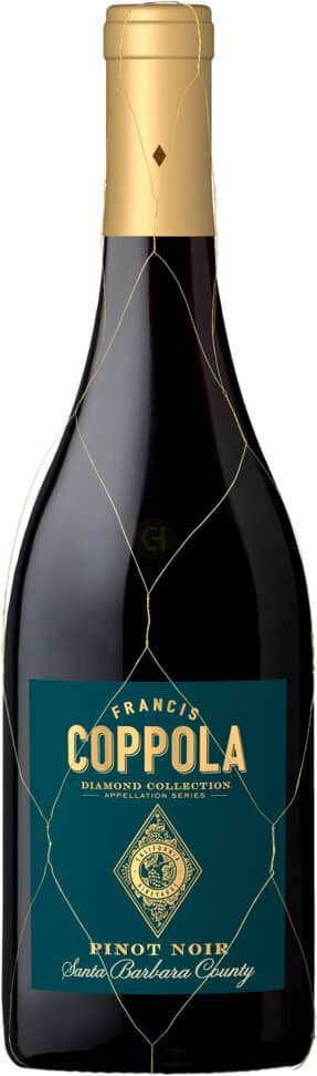 Francis Coppola Diamond Collection Appellation Series Santa Barbara County Pinot Noir Red Wine, California, 750 mL Bottle, 13.5% ABV, 750mL