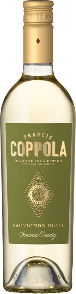 Coppola Diamond Appellation Series Sauvignon Blanc Sonoma County California White Wine, 750 mL, 13.5% ABV, 750mL