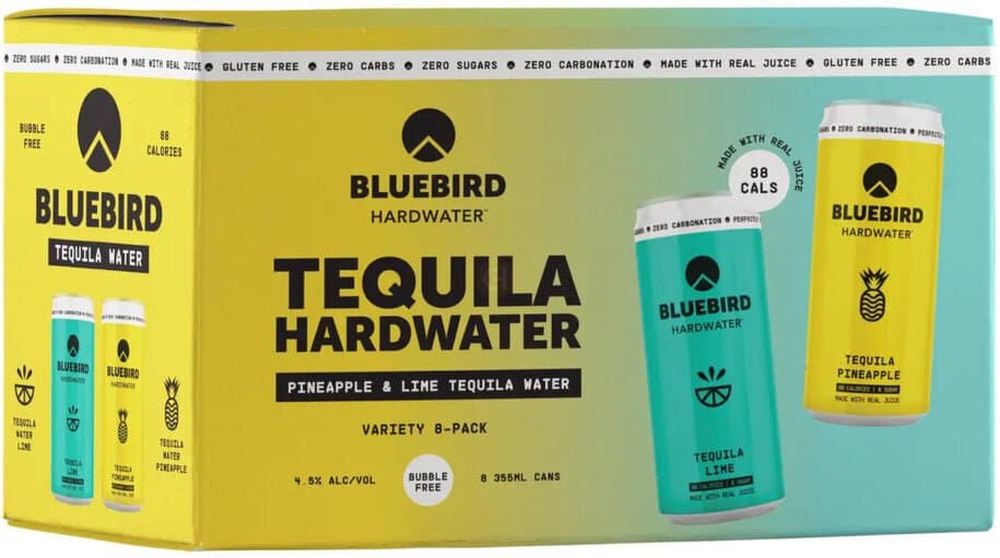 Bluebird Hardwater Tequila Variety, 355mL