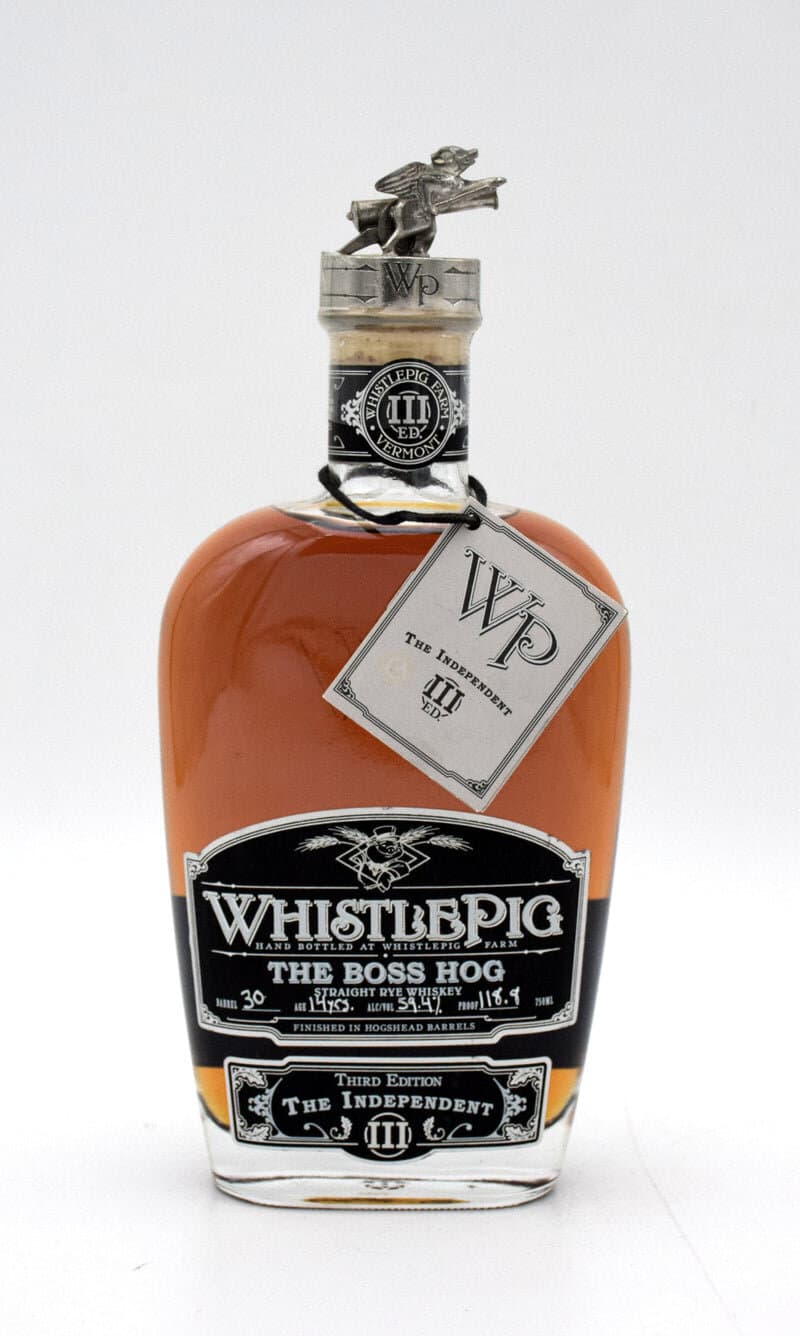 WhistlePig The Boss Hog III – “The Independent” Straight Rye Whiskey