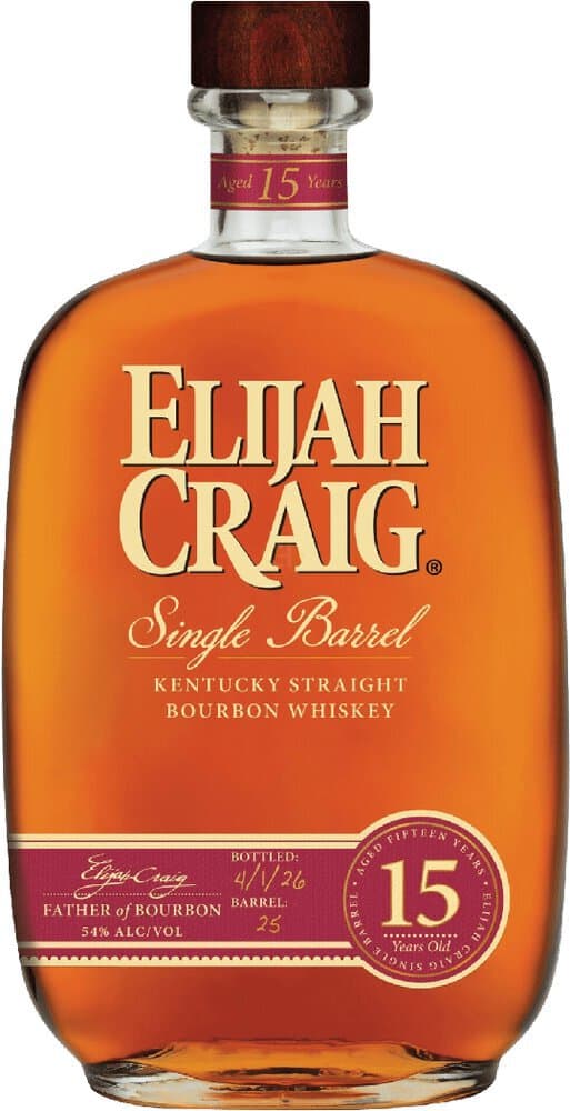 Elijah Craig 15 Year Kentucky Straight Bourbon