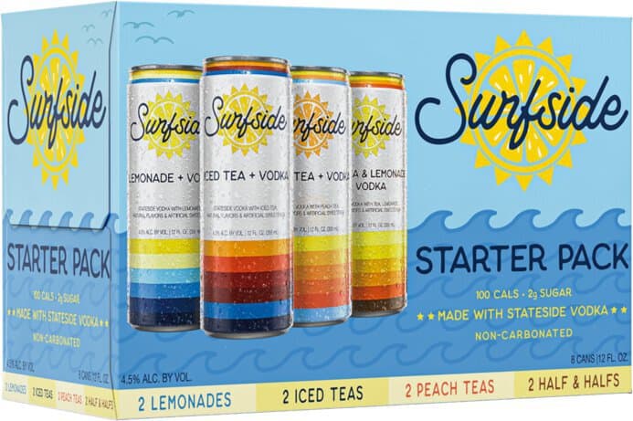 Surfside Iced Tea Variety Pack, 355mL