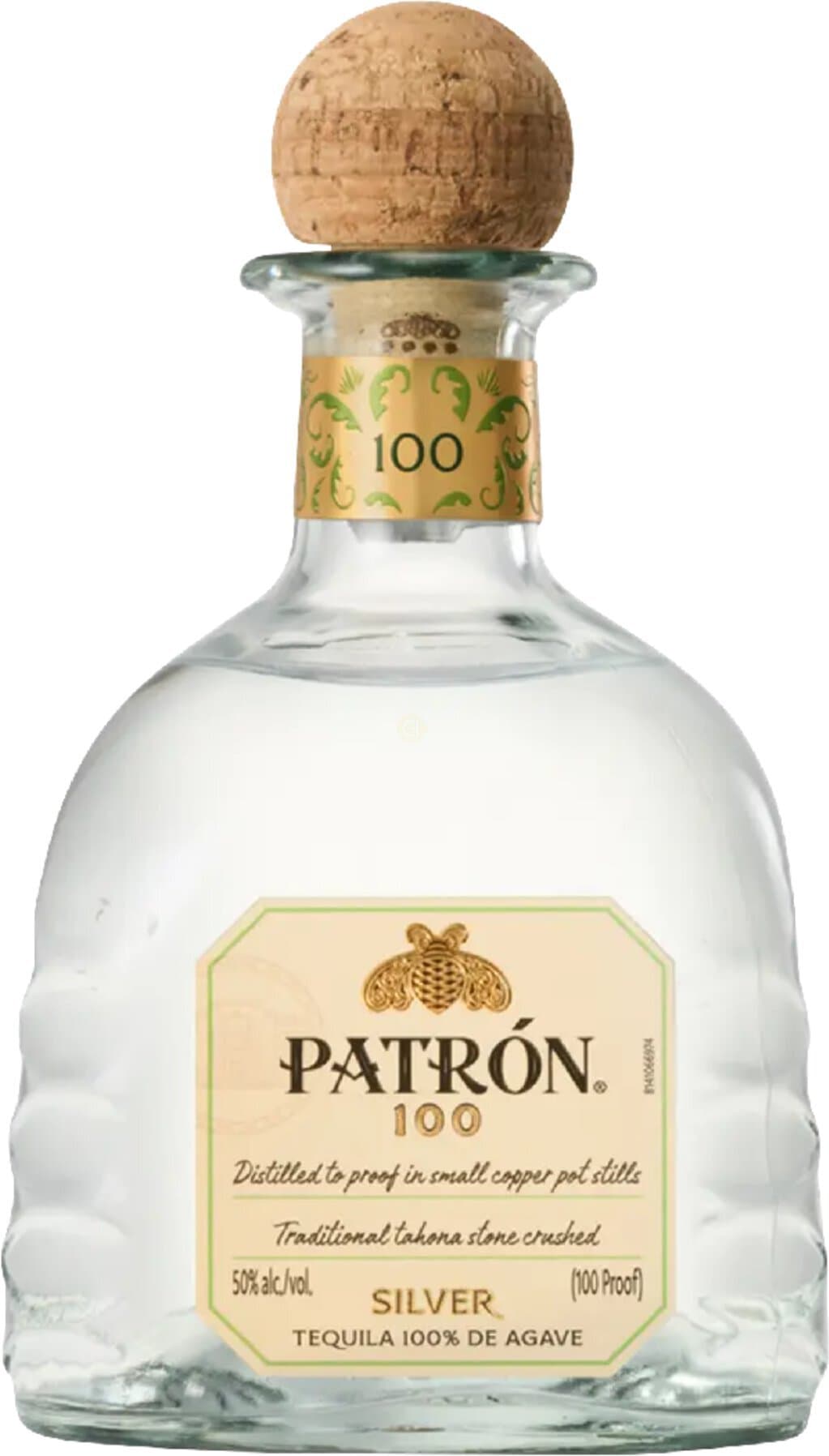Patron Silver 100 Proof Tequila, 750mL