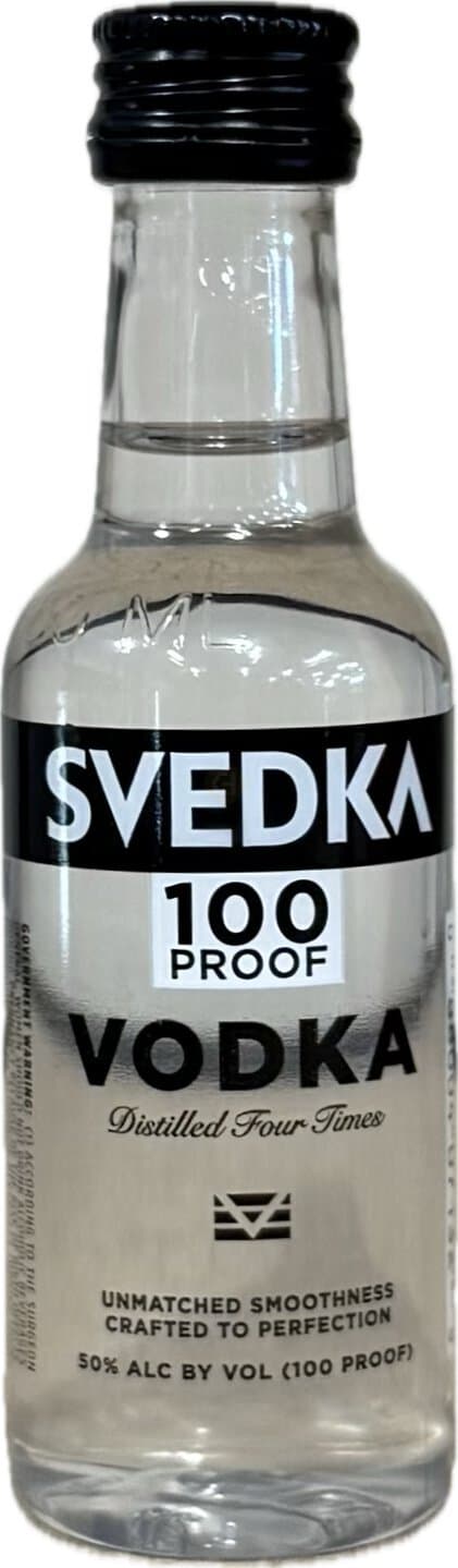Svedka Vodka 100 Proof, 50mL