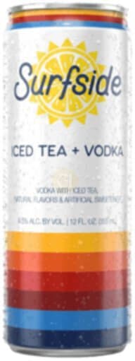 Surfside Iced Tea & Vodka, 500mL