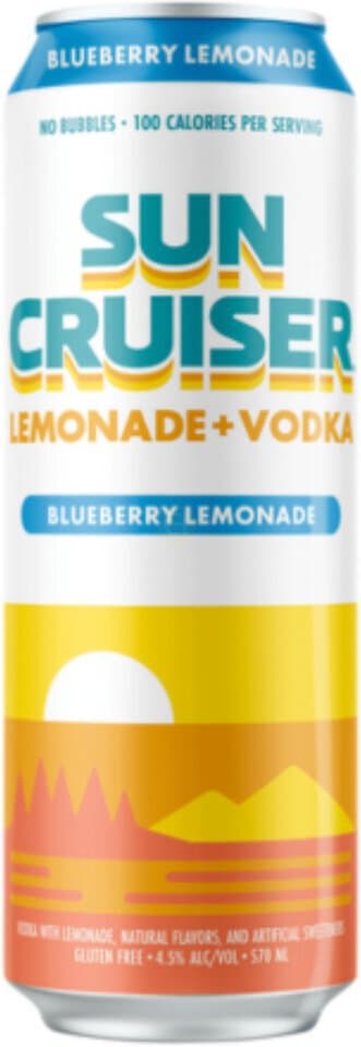 Sun Cruiser Blueberry Lemonade & Vodka, 355mL