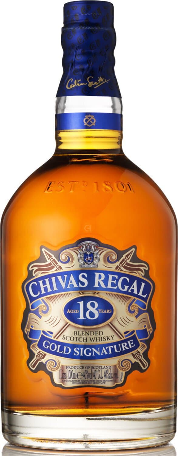 Chivas Regal Blended Scotch Whisky 18 Year Old, 750mL