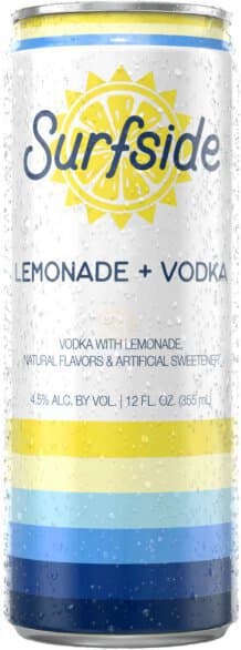 Surfside Lemonade & Vodka, 500mL